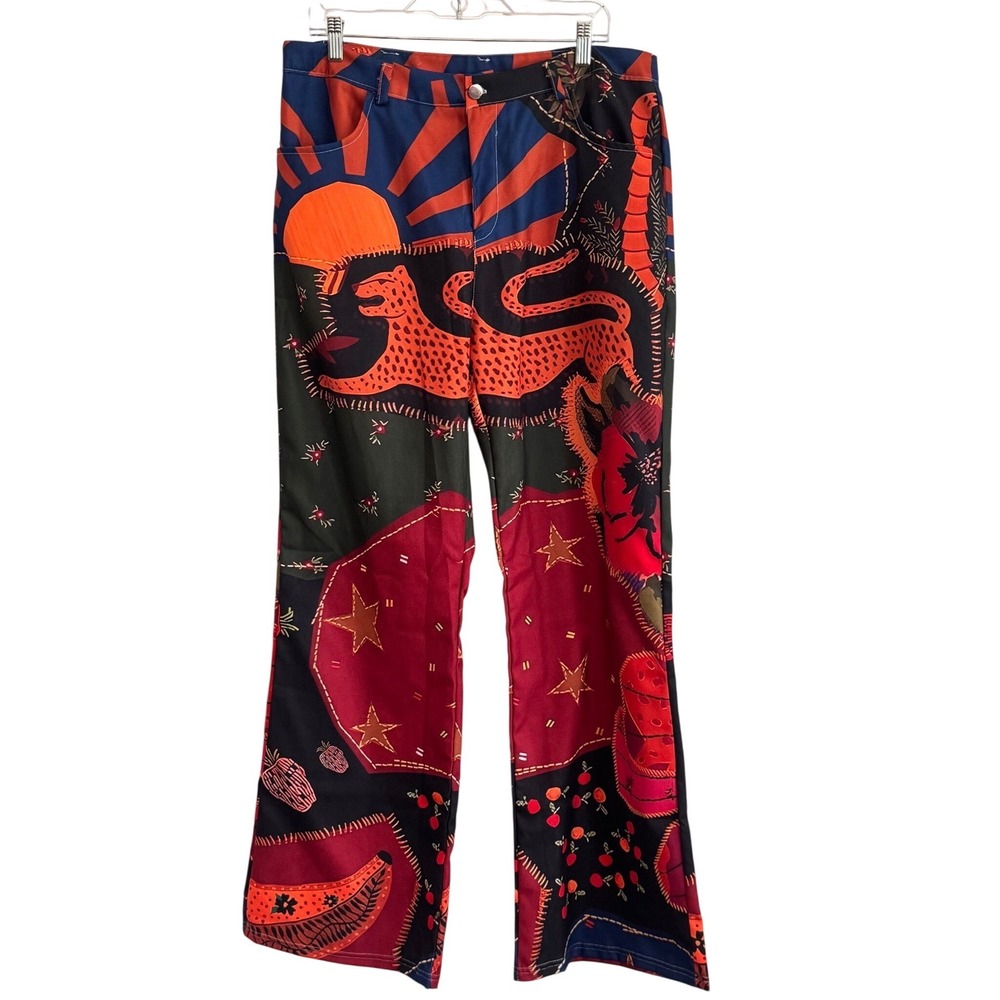 Floral‎ pants size large